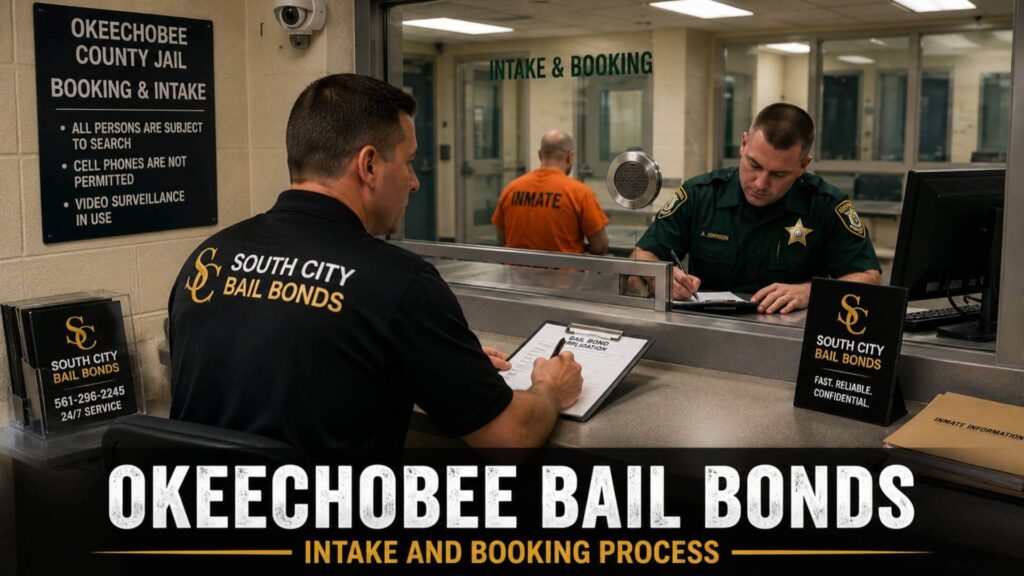 Okeechobee bail bonds intake process at county jail