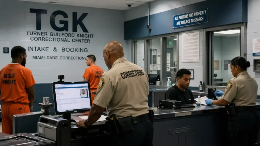 Miami bail bonds process at tgk jail intake