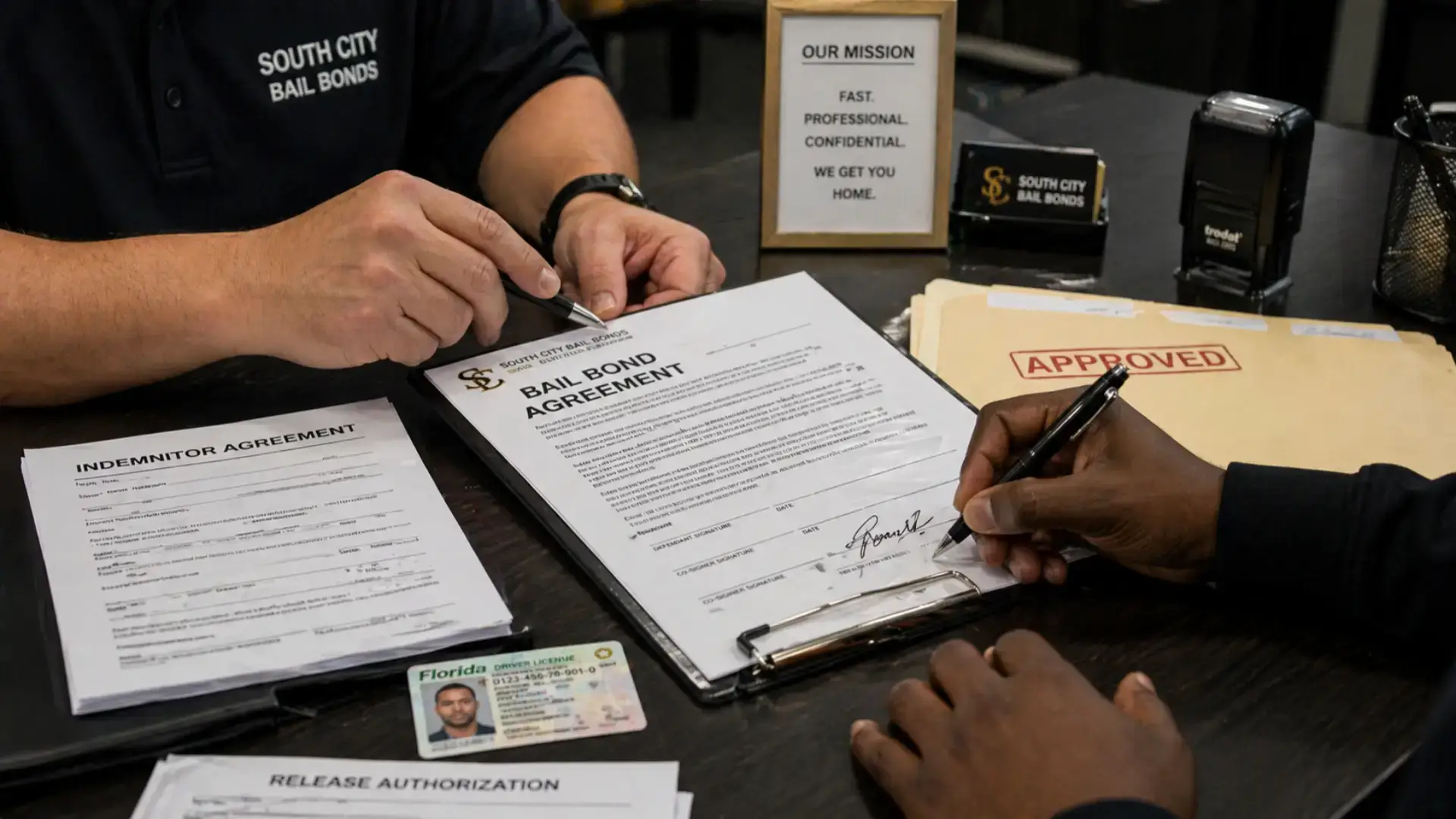 Miami bail bonds paperwork and approval process